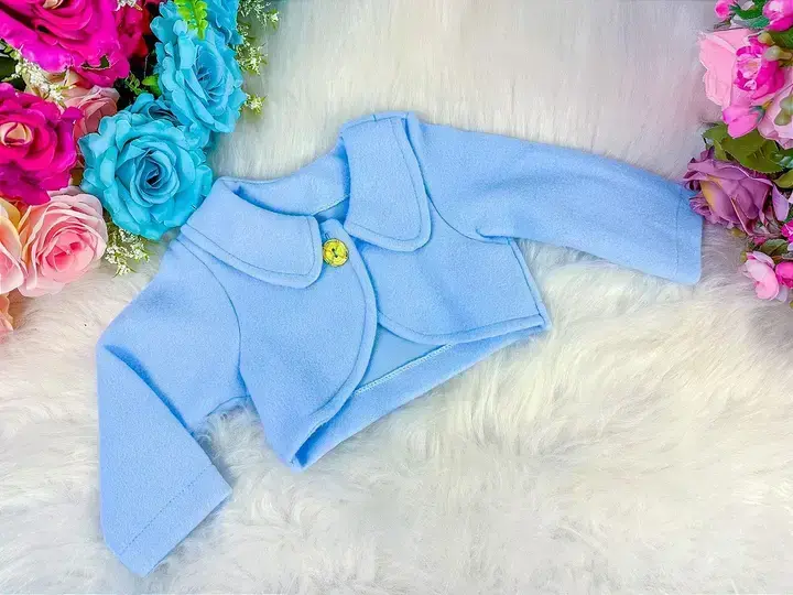 Bolero azul chique