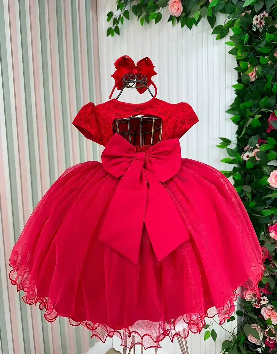 Vestido holly vermelho, foto 4