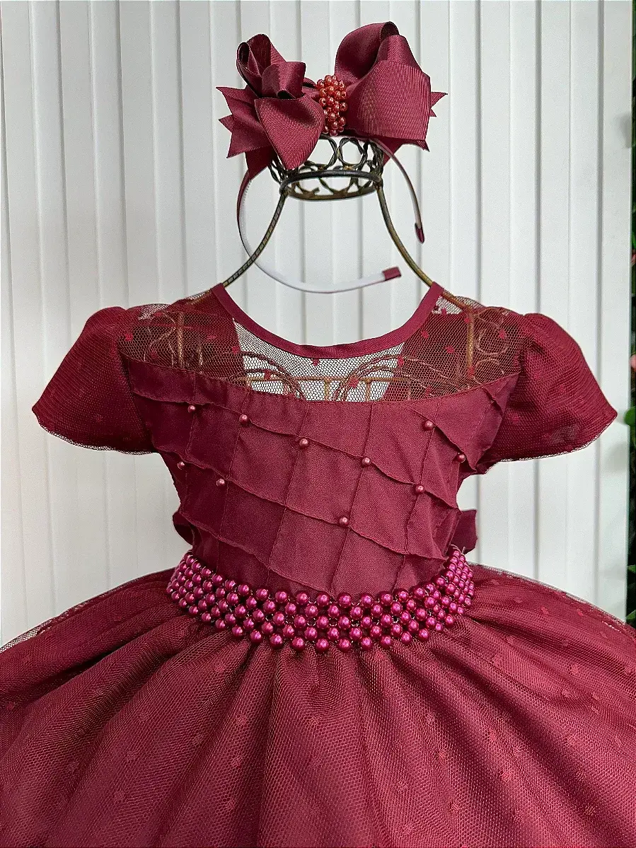 Vestido sonia longo marsala, foto 2