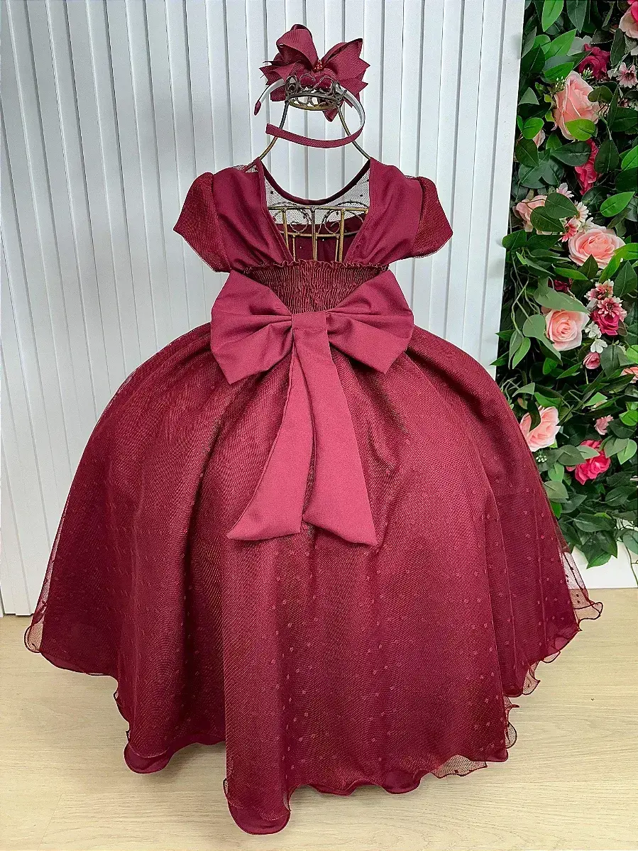 Vestido sonia longo marsala, foto 4