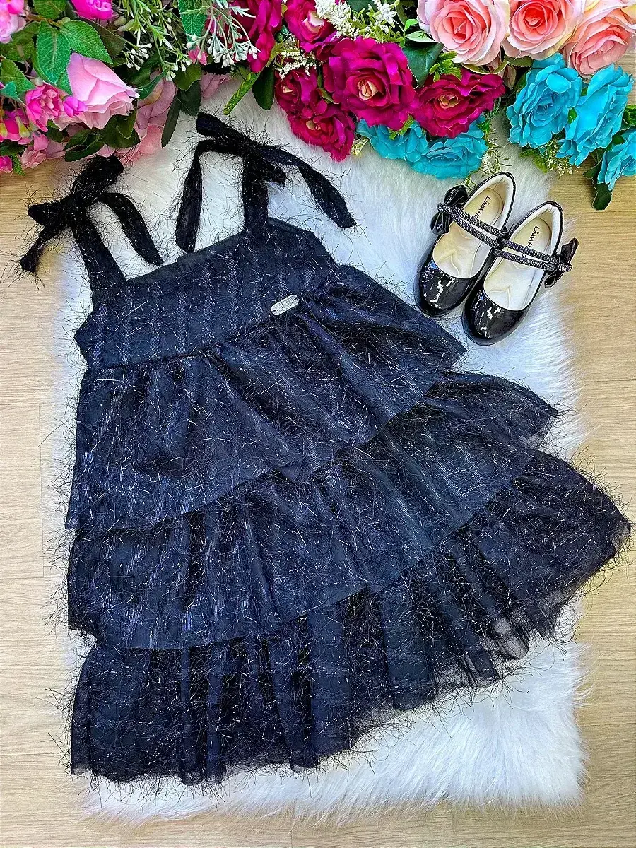Vestido vitoria preto, foto 2