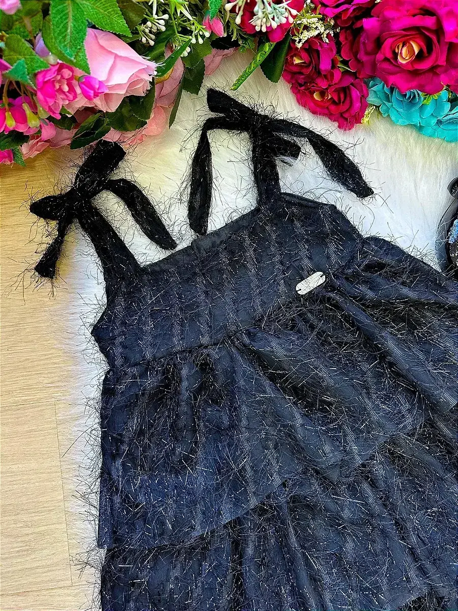 Vestido vitoria preto, foto 3