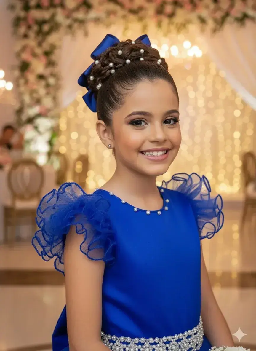 Vestido longo azul royal, foto 4