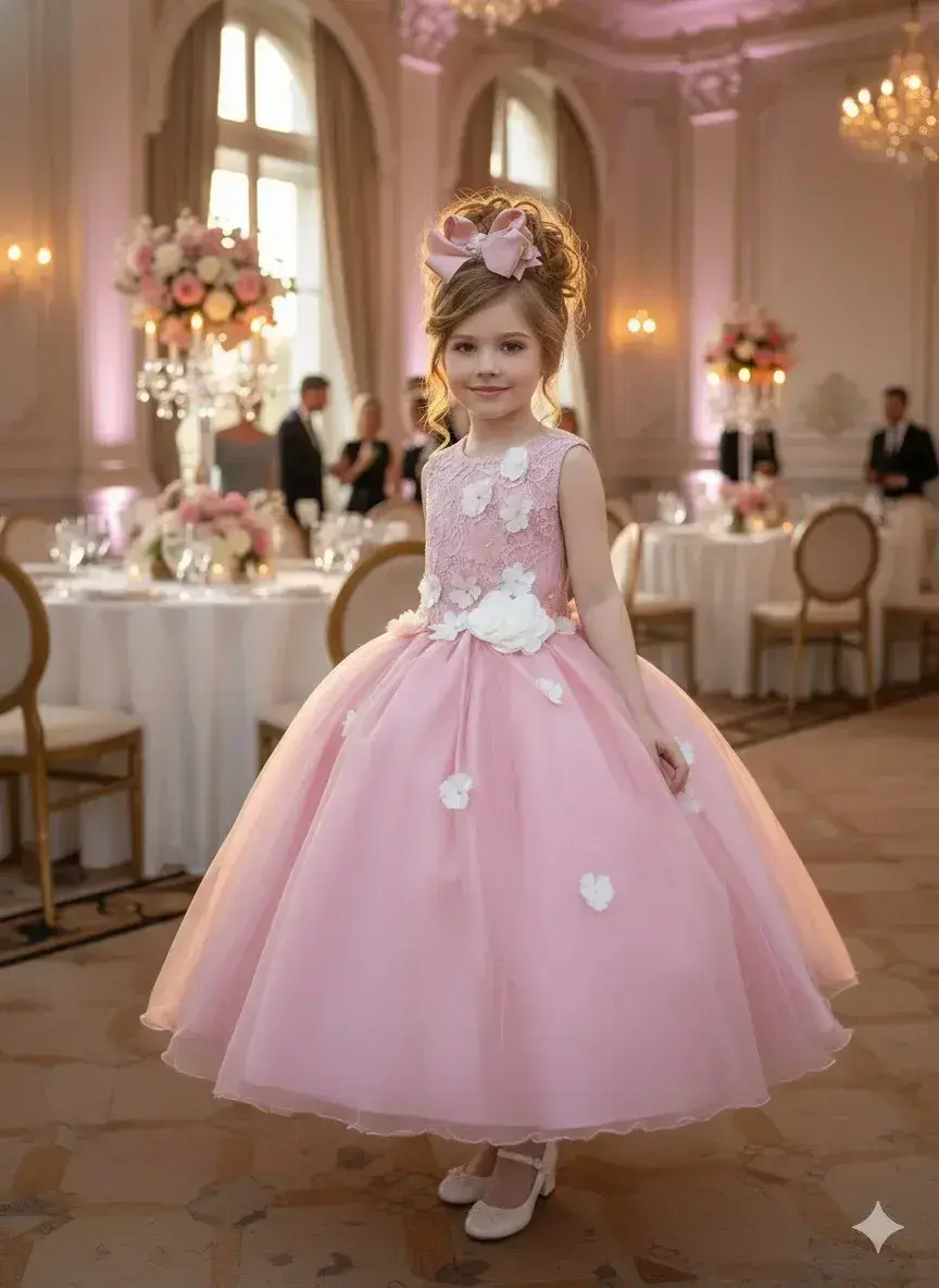 Vestido regata flores rose