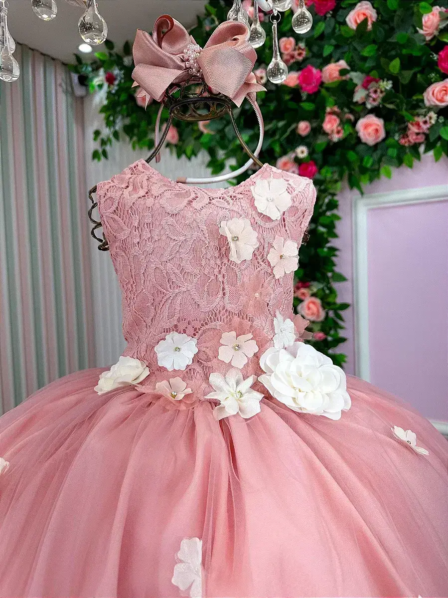 Vestido regata flores rose, foto 4