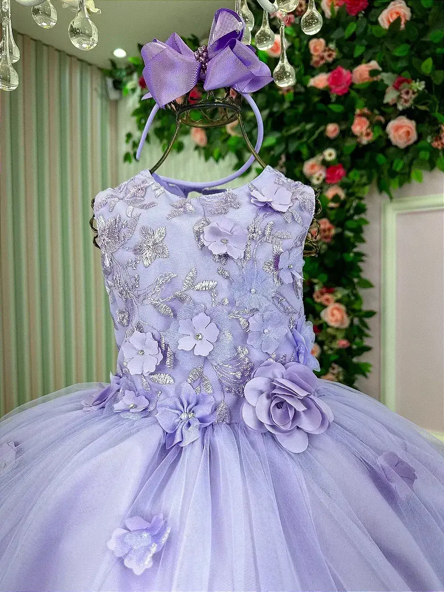 Vestido regata flores lilas, foto 5