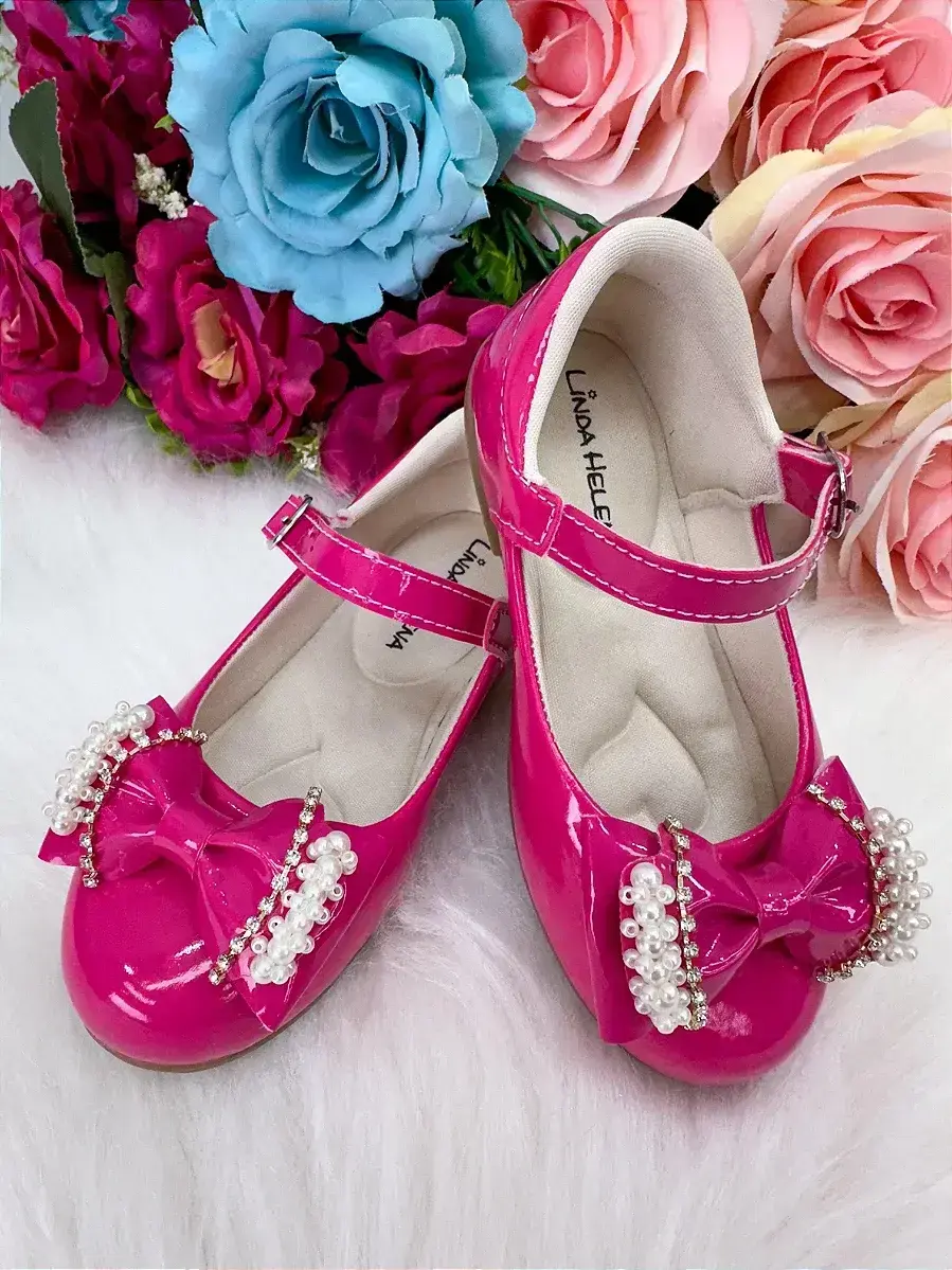 Sapatilha pink perolas neide, foto 4