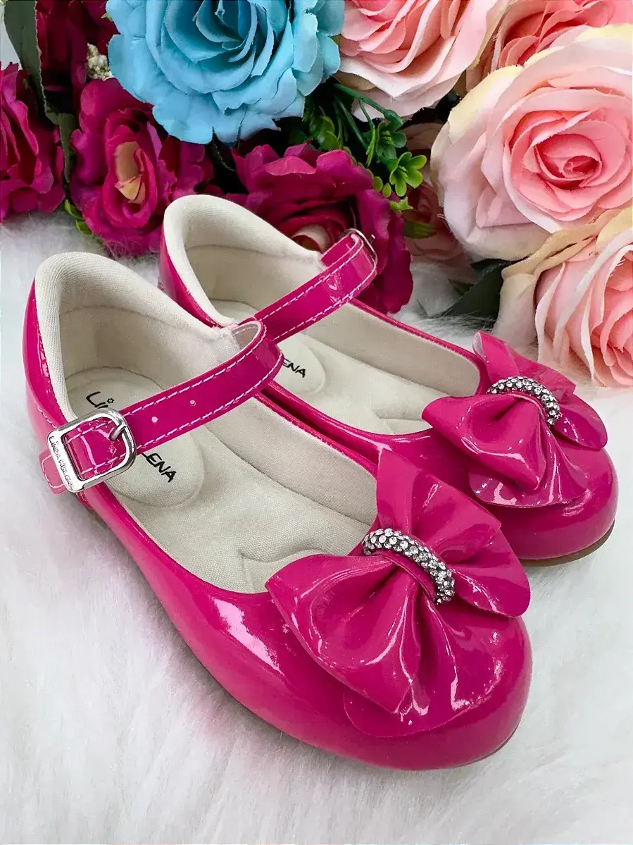 Sapatilha pink laço com strass, foto 5