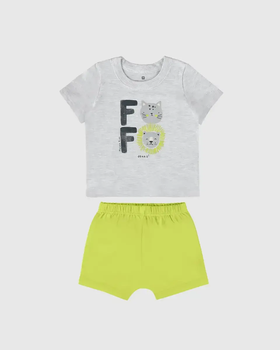 Conjunto camiseta frontal
