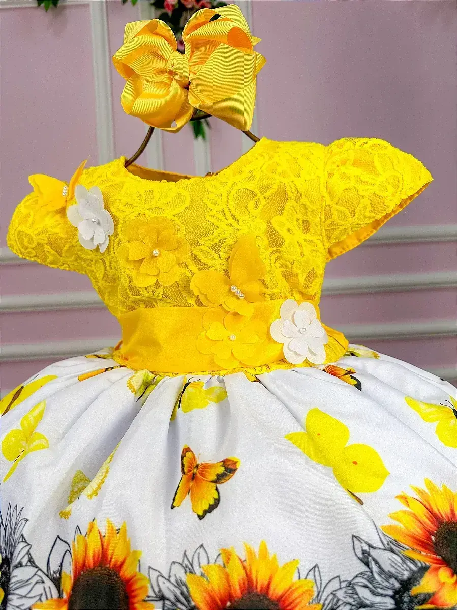 Vestido jardim de girassol, foto 4