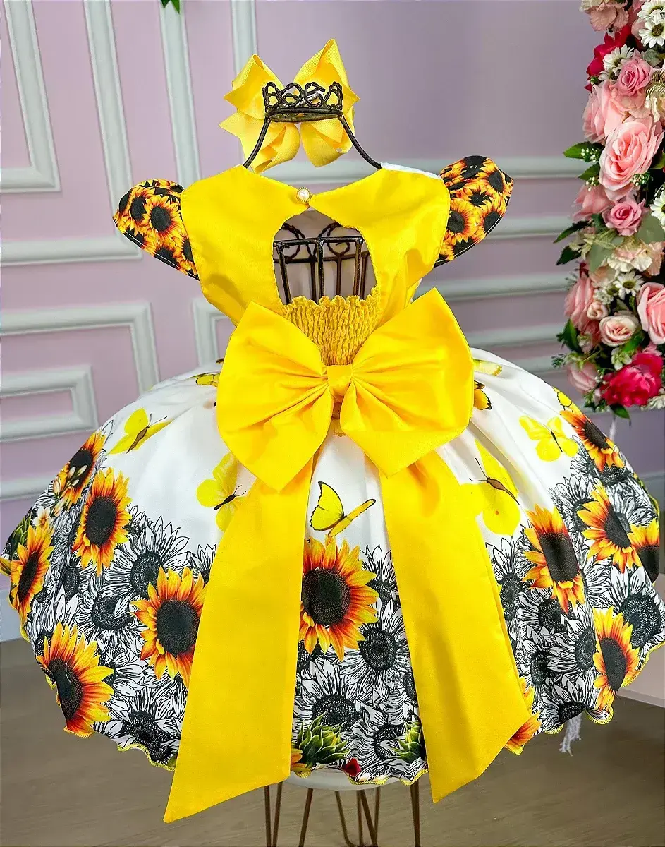 Vestido jardim de girassol, foto 6