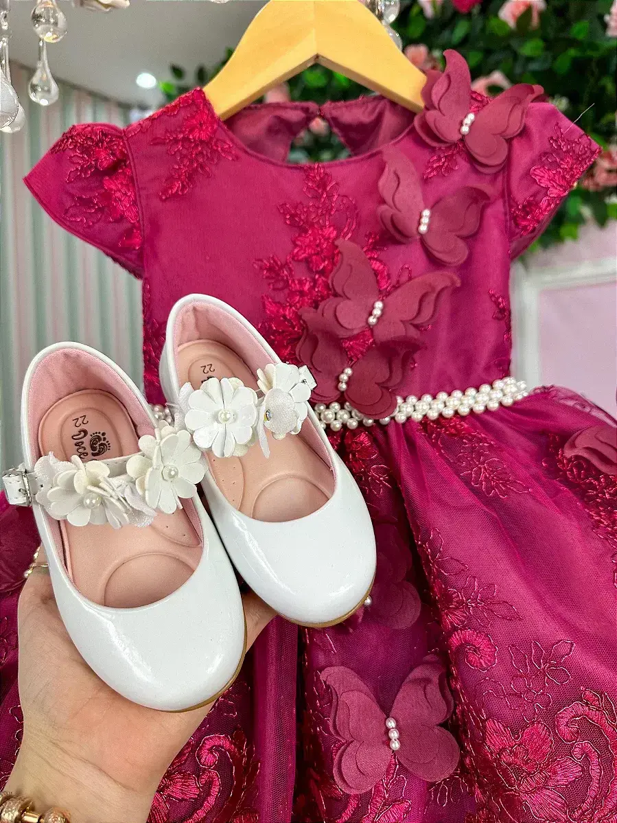 Vestido jardim encantado festa marsala, foto 3