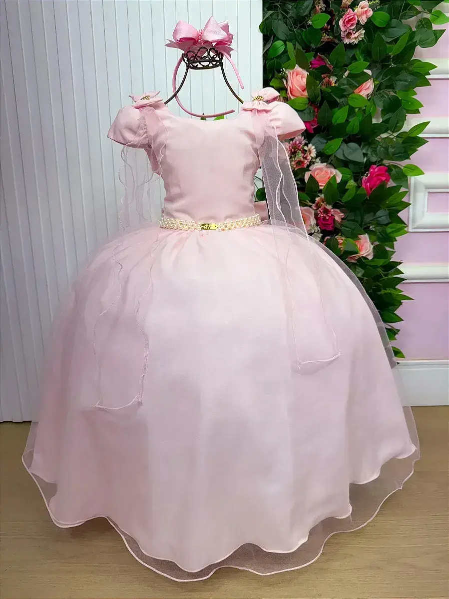 Vestido longo diamante rosa, foto 2