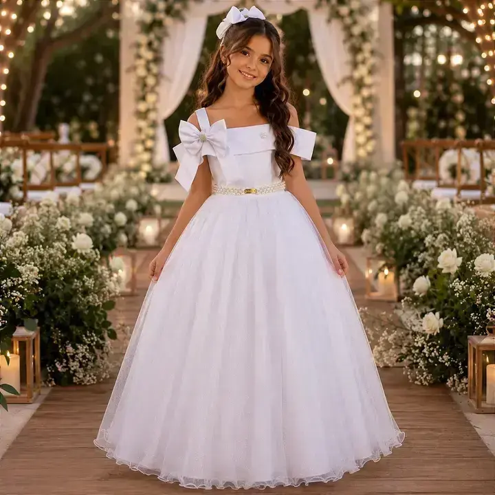 Vestido longo festa branco