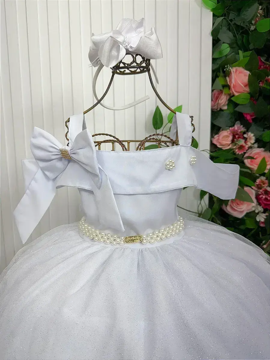 Vestido longo festa branco, foto 6