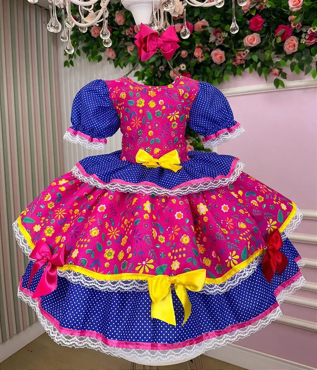 Vestido junino festa milene
