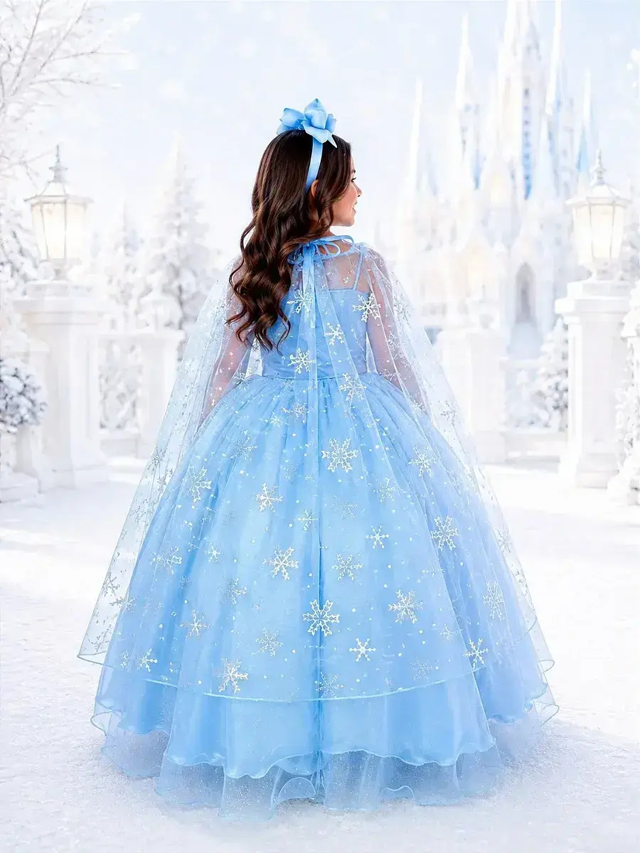 Fantasia longa princesa gelo, foto 3