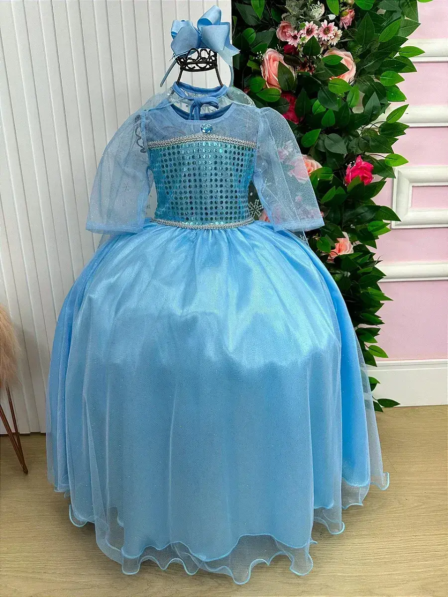 Fantasia longa princesa gelo, foto 4
