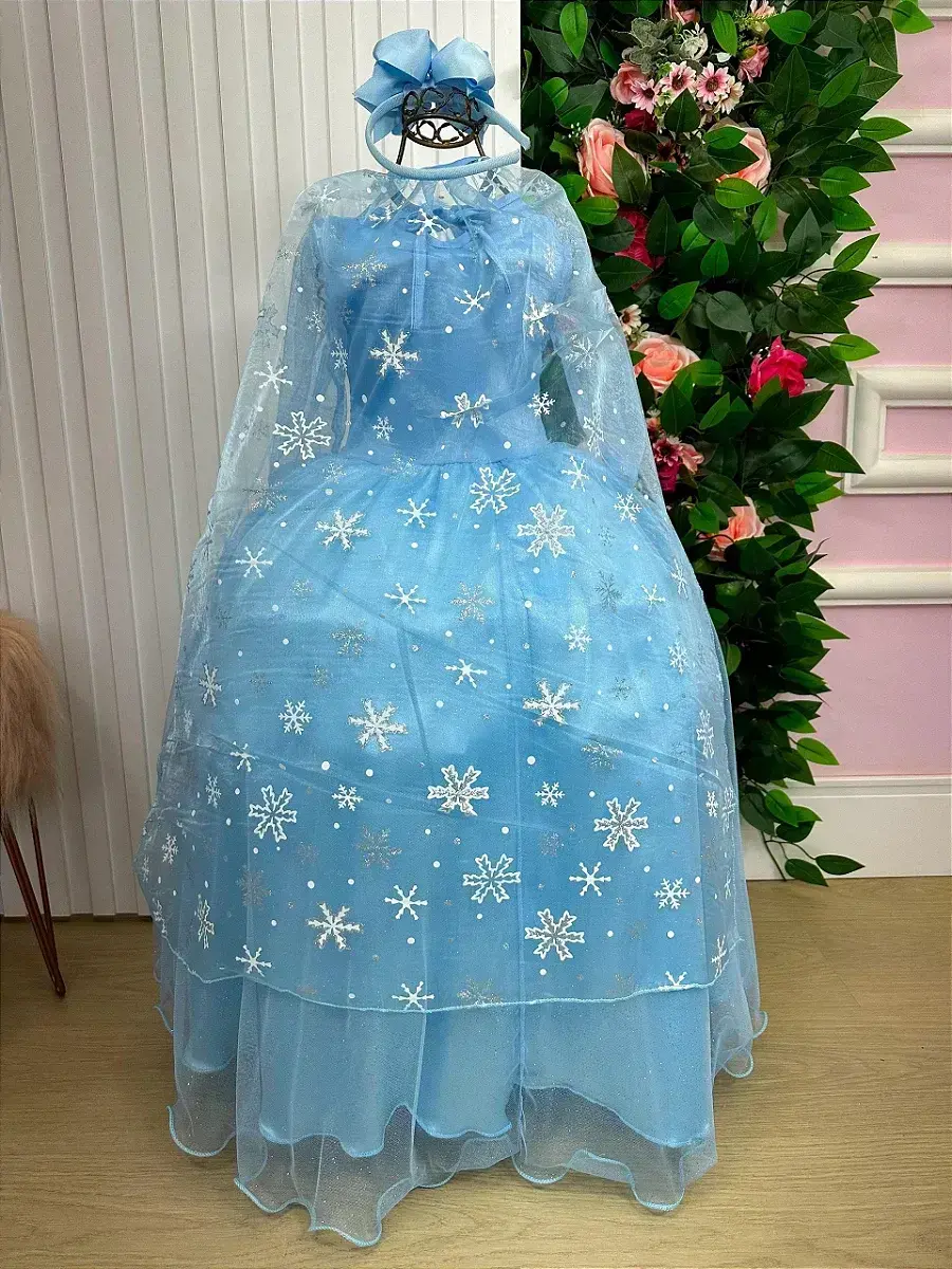 Fantasia longa princesa gelo, foto 5