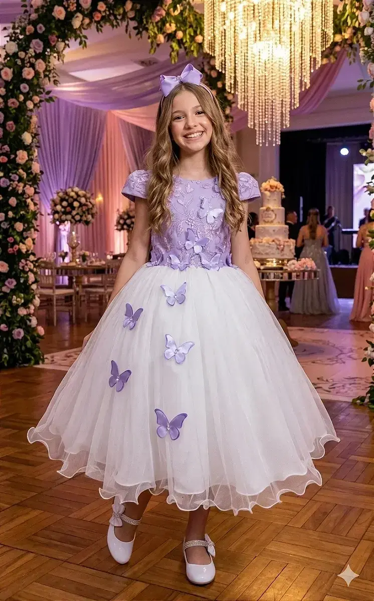Vestido midi sabrina lilas off, foto 2