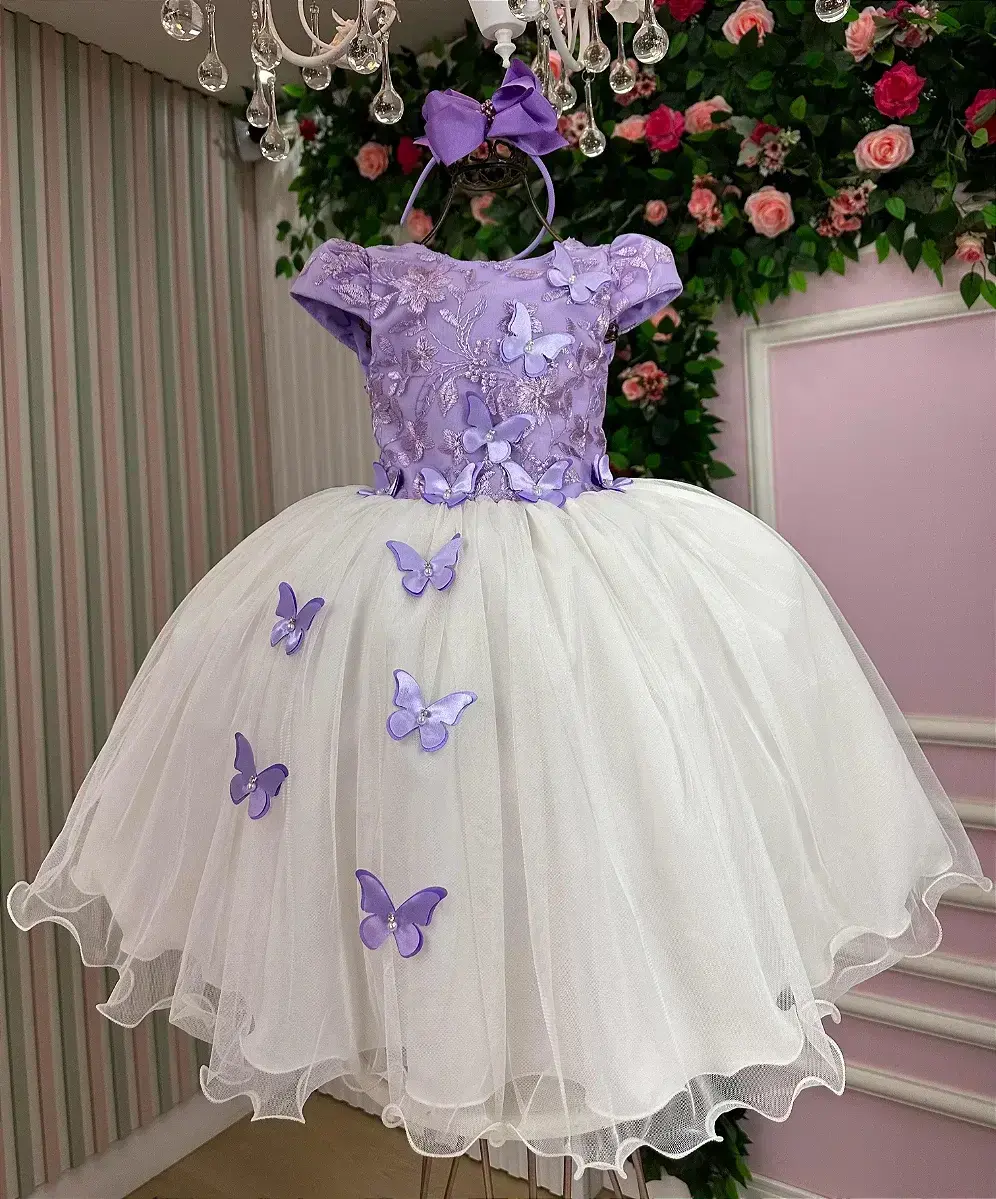 Vestido midi sabrina lilas off, foto 3