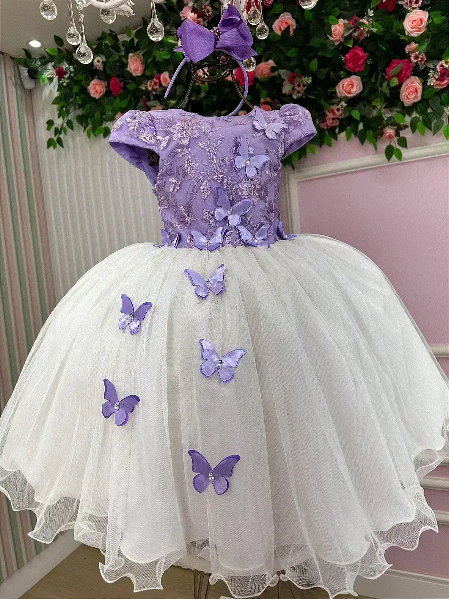 Vestido midi sabrina lilas off, foto 4