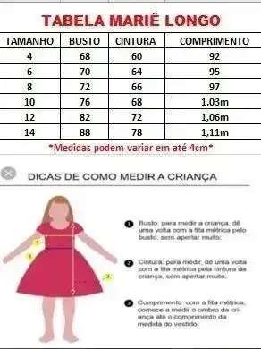 Guia de tamanhos