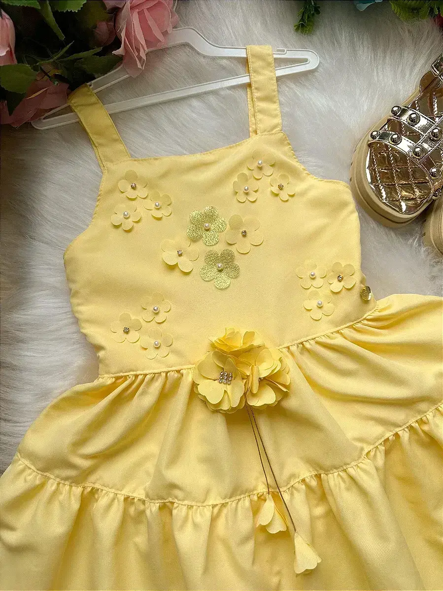 Vestido cecilia amarelo, foto 3