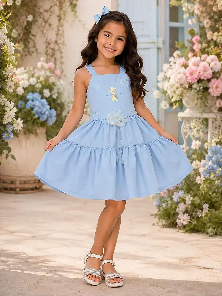 Vestido cecilia azul
