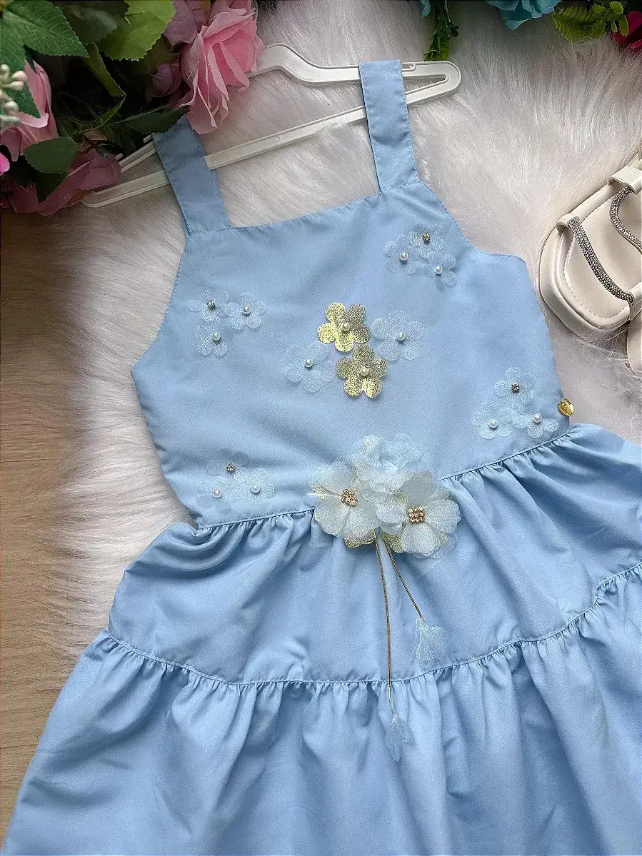 Vestido cecilia azul, foto 3