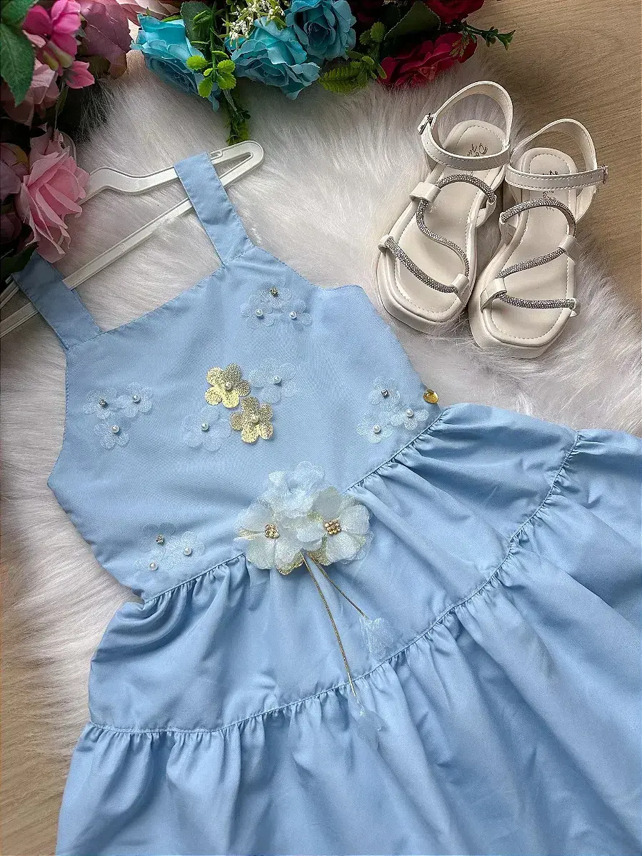 Vestido cecilia azul, foto 4