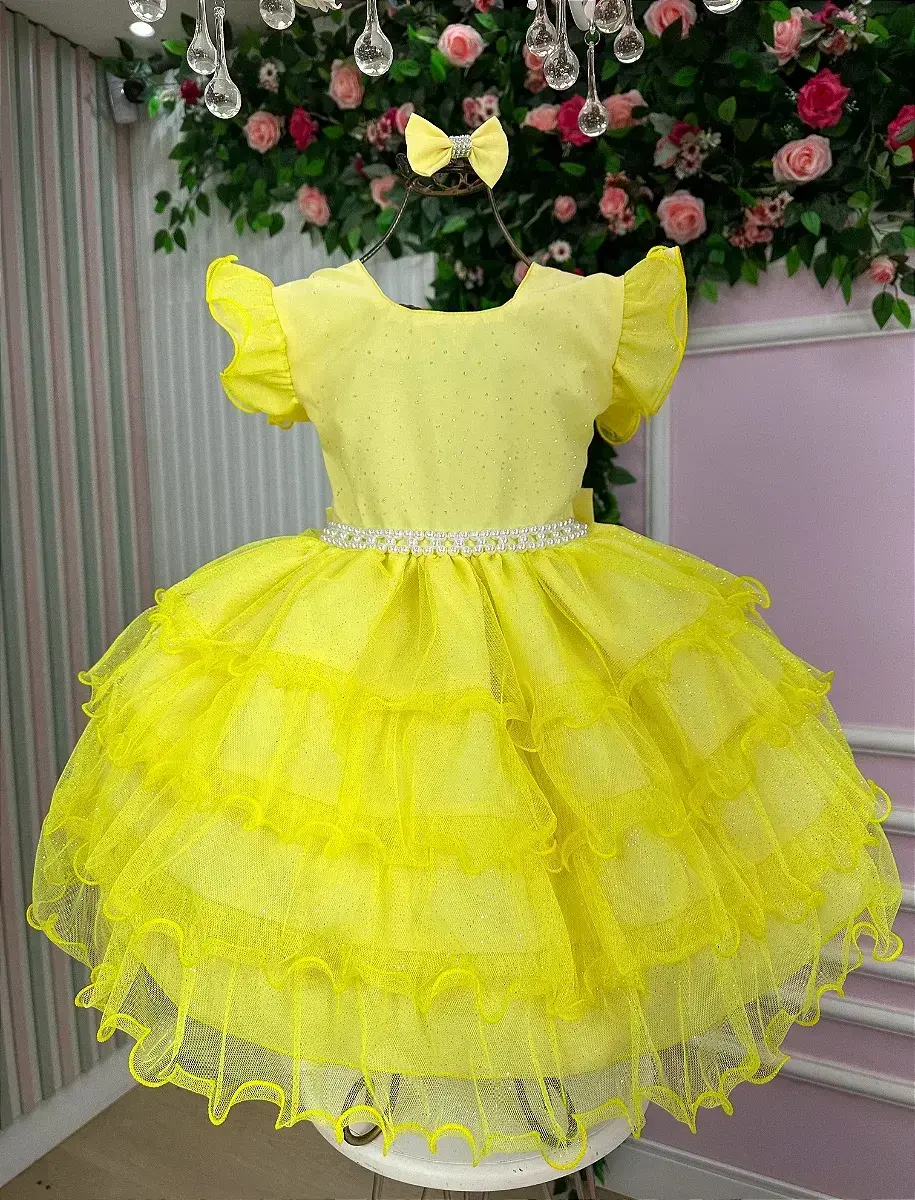 Vestido belinda amarelo, foto 2