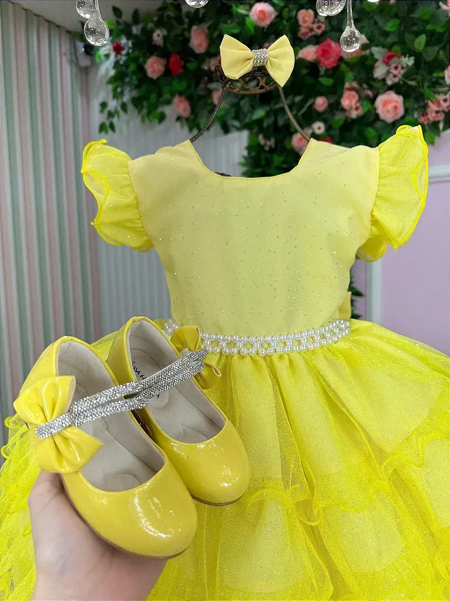 Vestido belinda amarelo, foto 4
