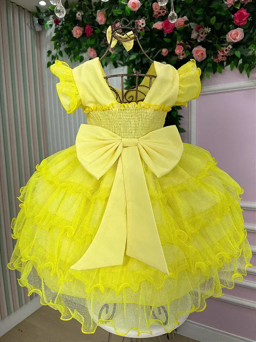 Vestido belinda amarelo, foto 5