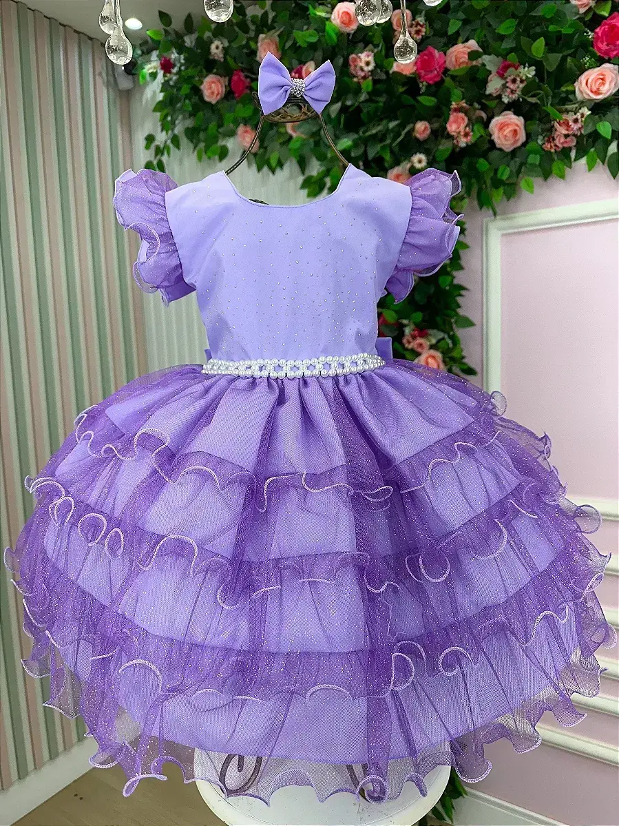 Vestido belinda lilás, foto 2