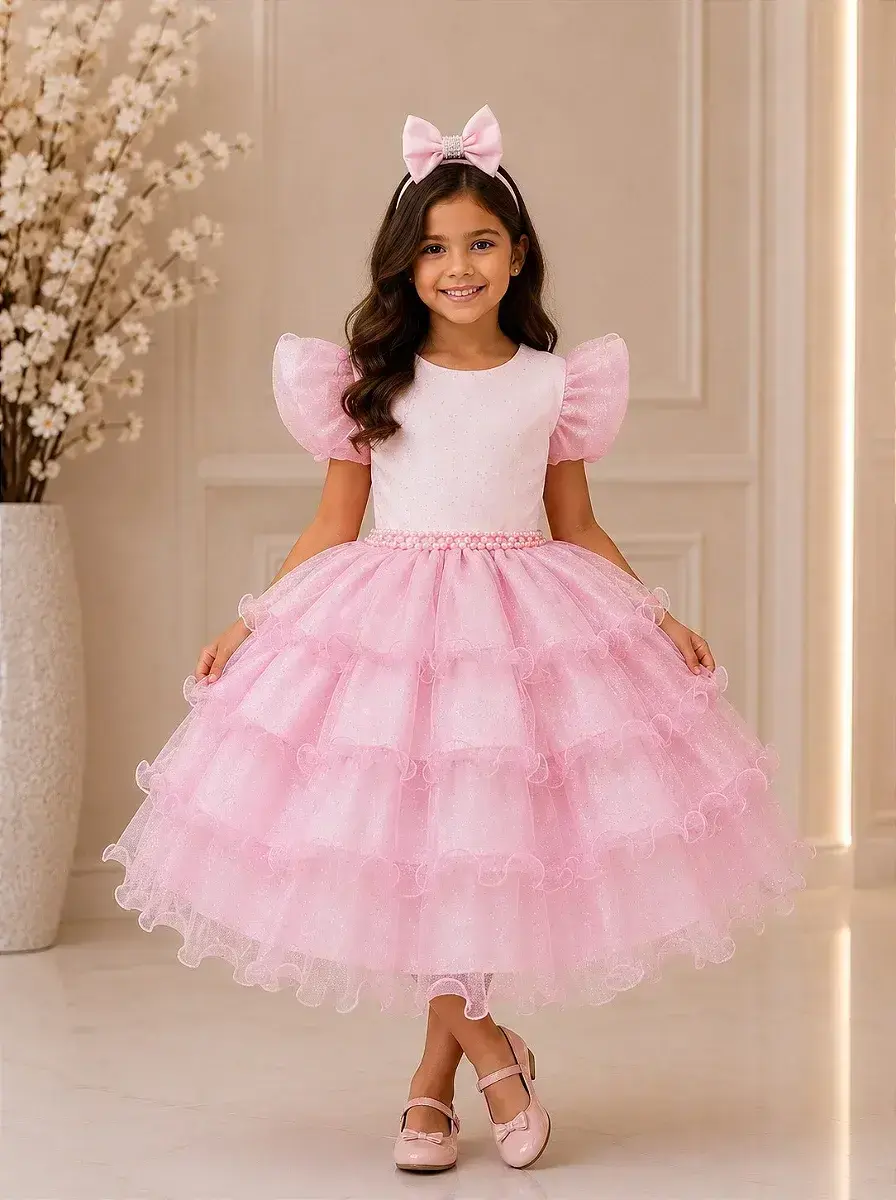 Vestido belinda rosa
