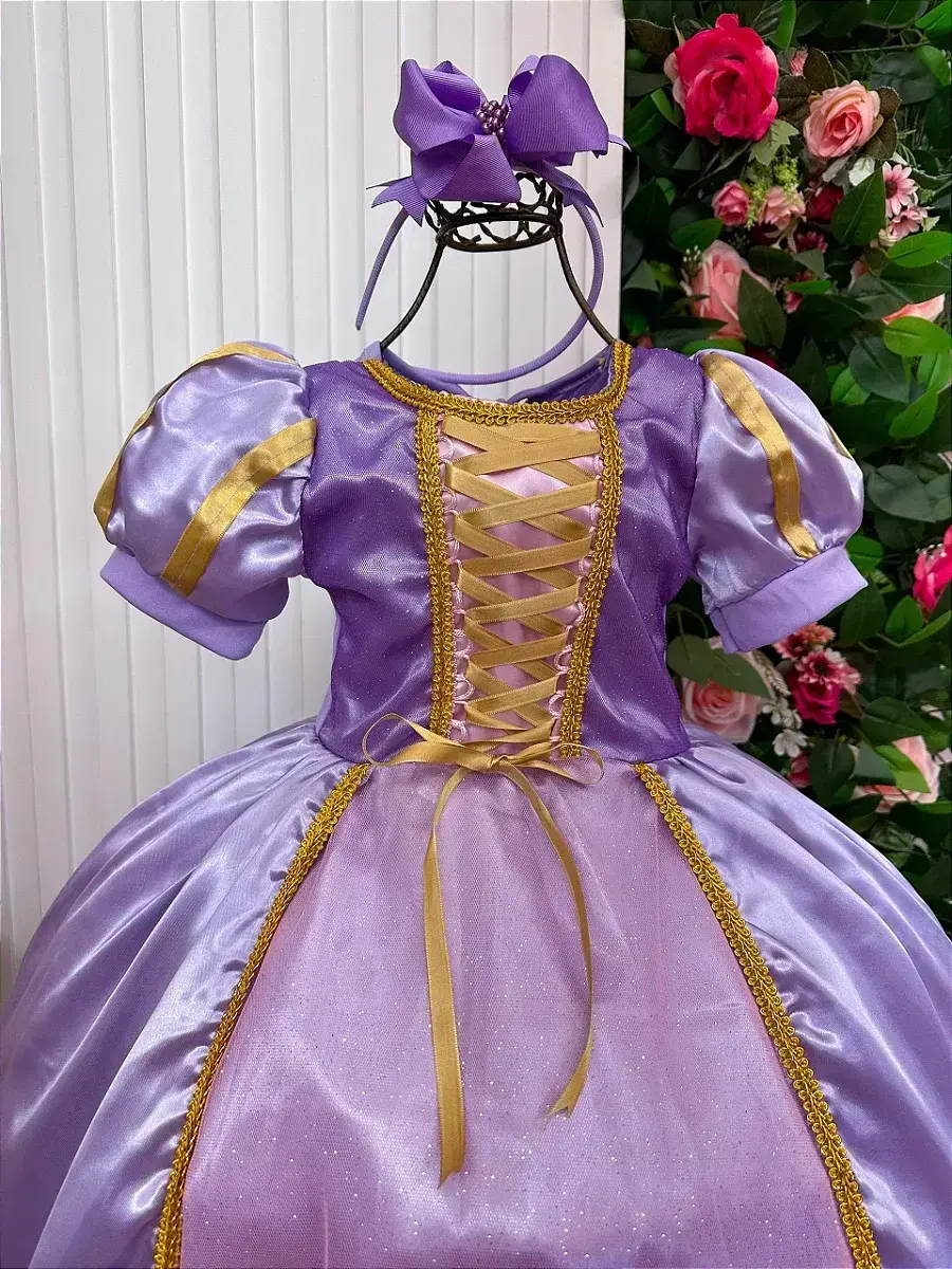 Fantasia longa princesa lilás, foto 3