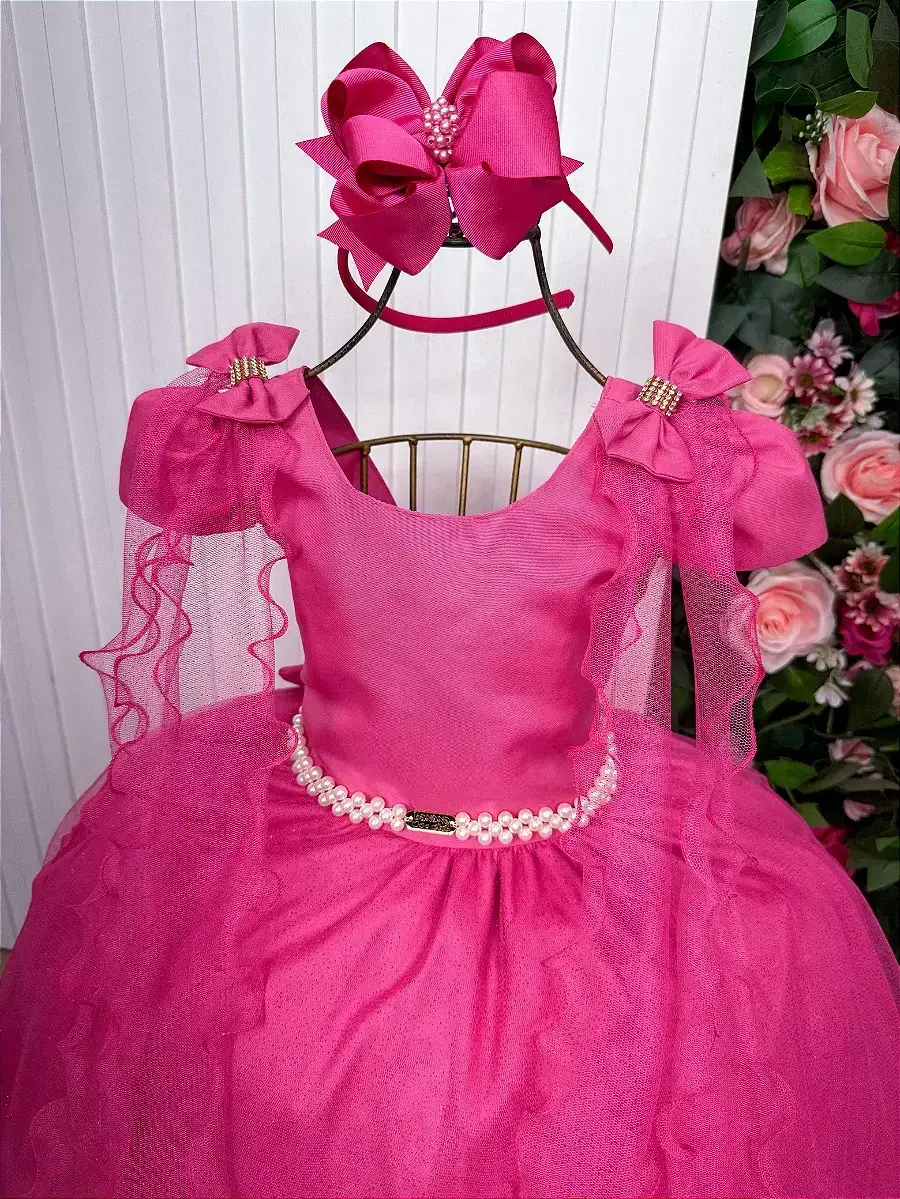 Vestido longo diamante pink, foto 5