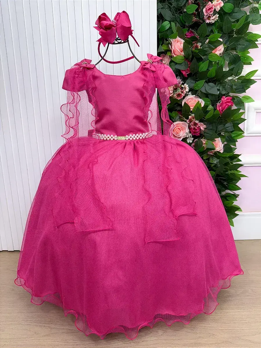 Vestido longo diamante pink, foto 2