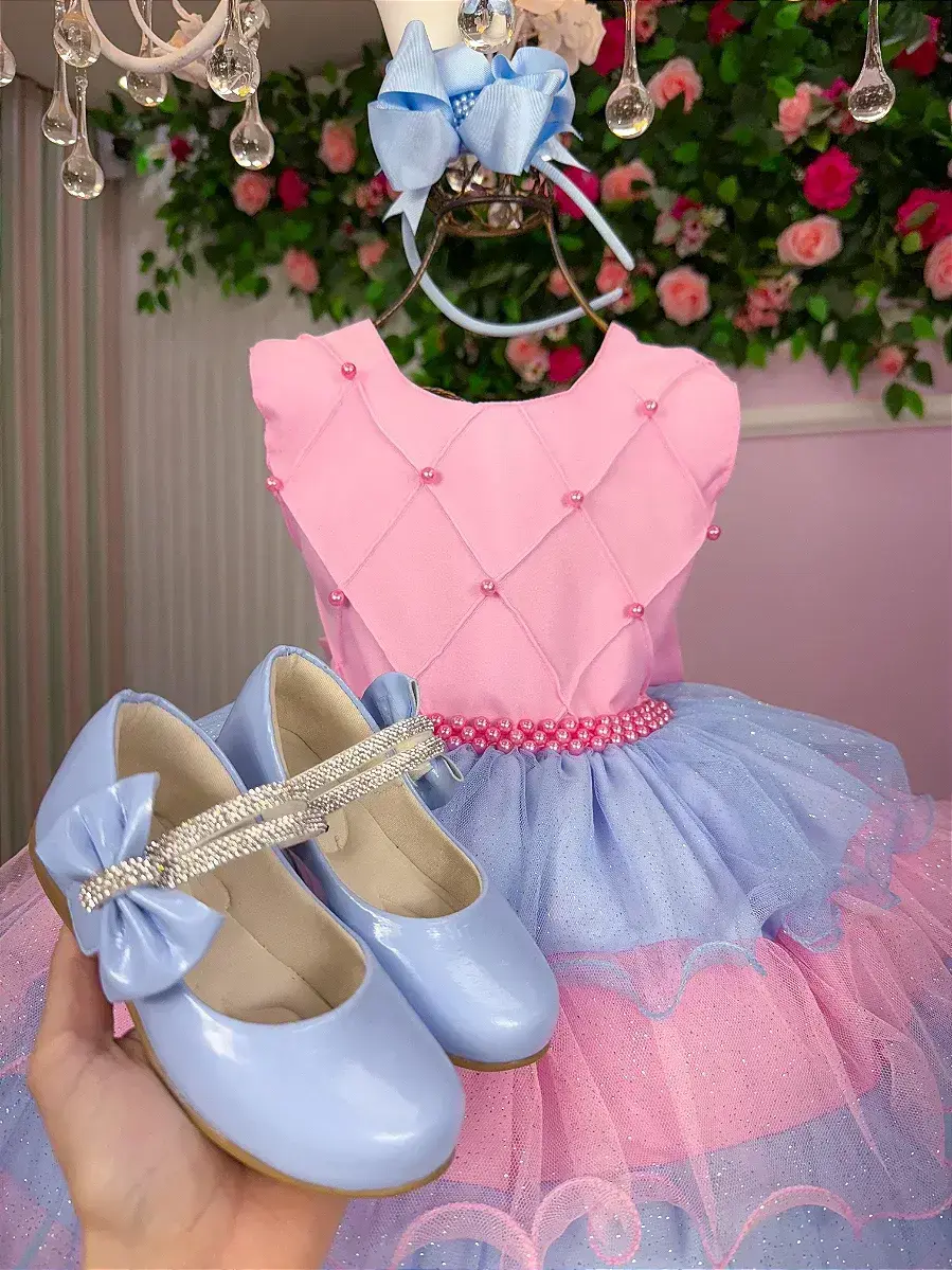 Vestido lauren rosa colorido candy, foto 4