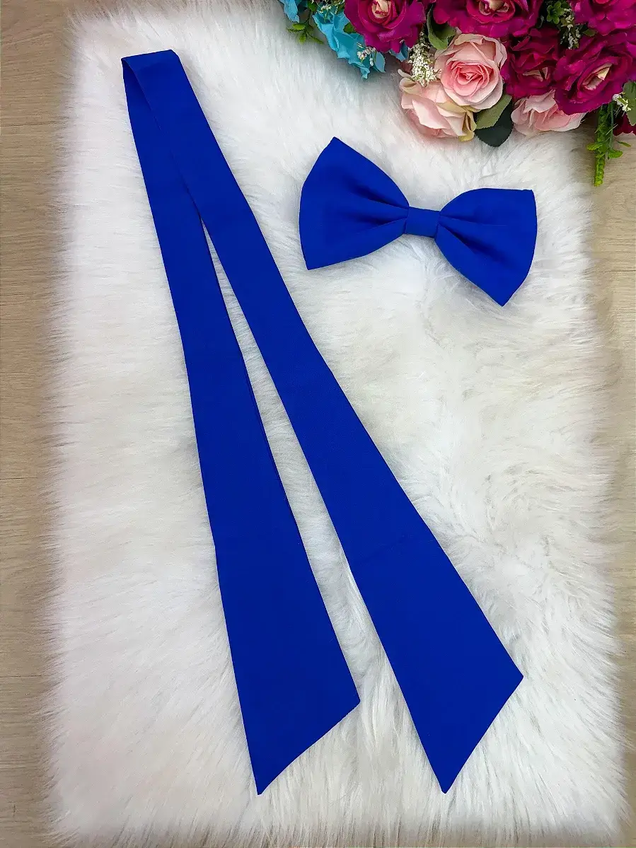 Laço opcional faixa do vestido selena azul royal, foto 2