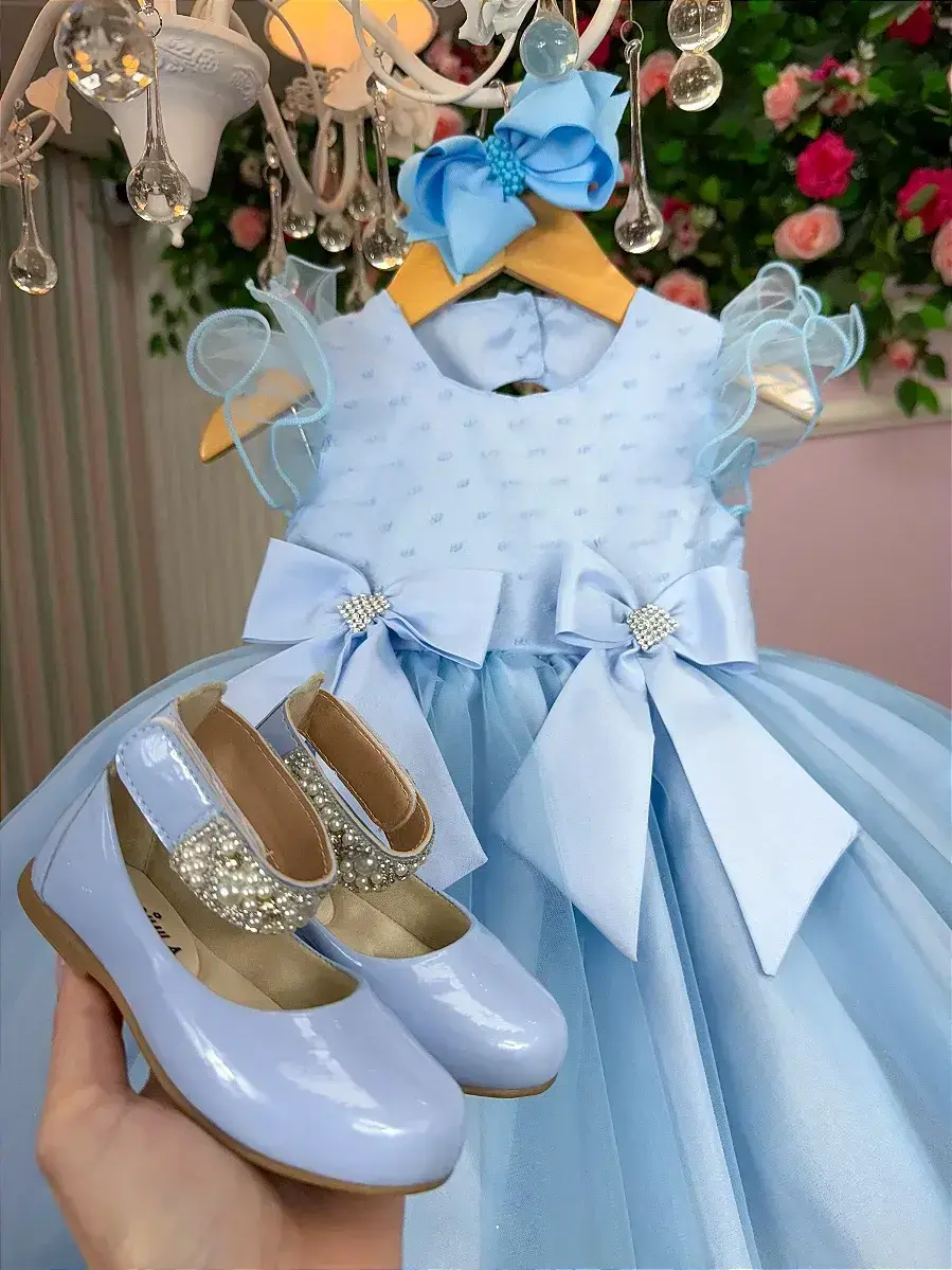 Vestido bebe mia azul, foto 3