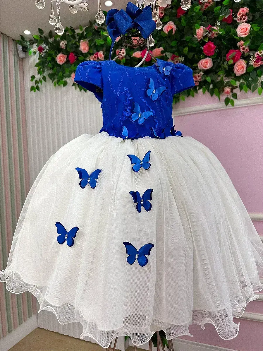 Vestido midi sabrina azul royal off, foto 5