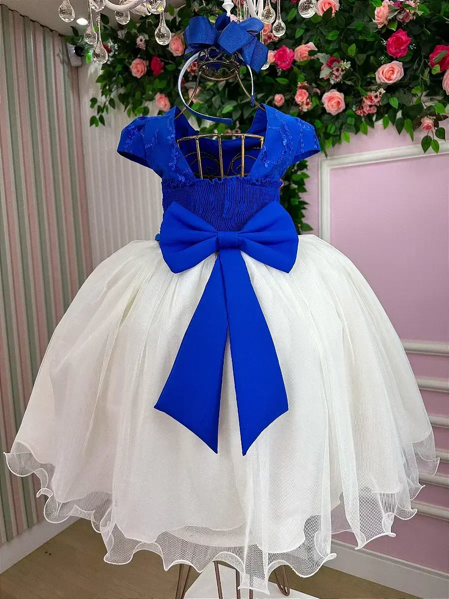 Vestido midi sabrina azul royal off, foto 8