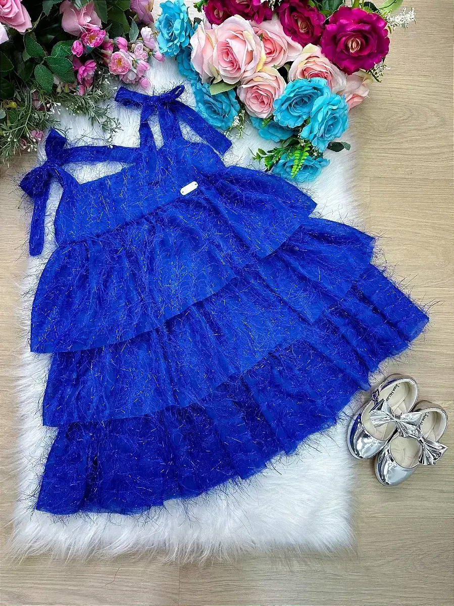 Vestido vitoria azul royal