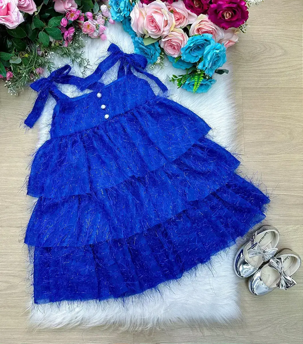 Vestido vitoria azul royal, foto 4