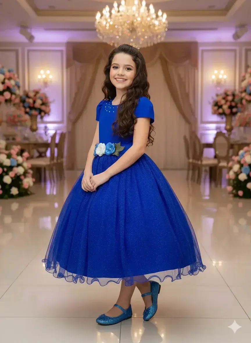 Vestido luiza azul royal, foto 4