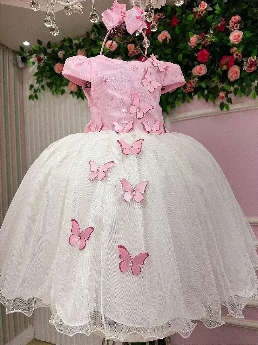 Vestido midi sabrina rosa off, foto 4
