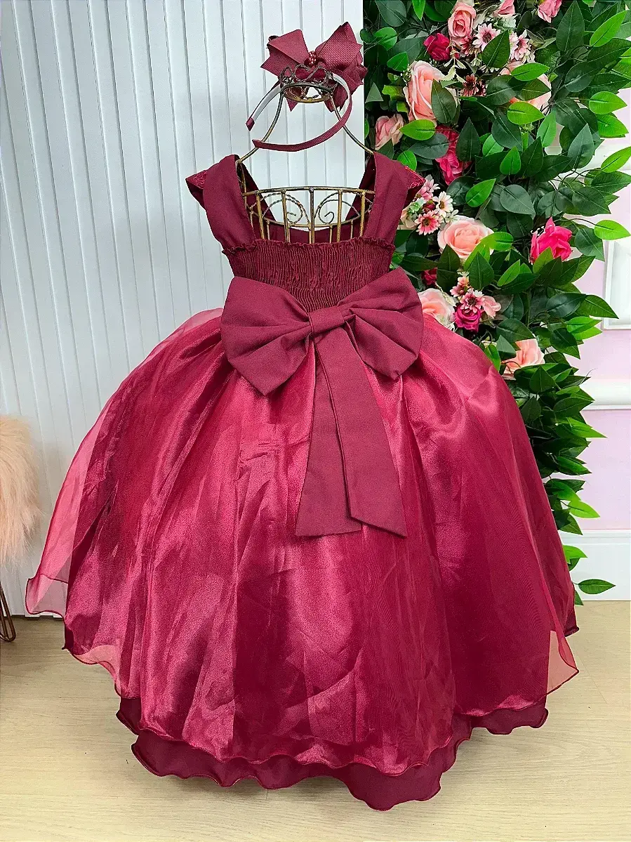Vestido longo clarisse marsala, foto 4