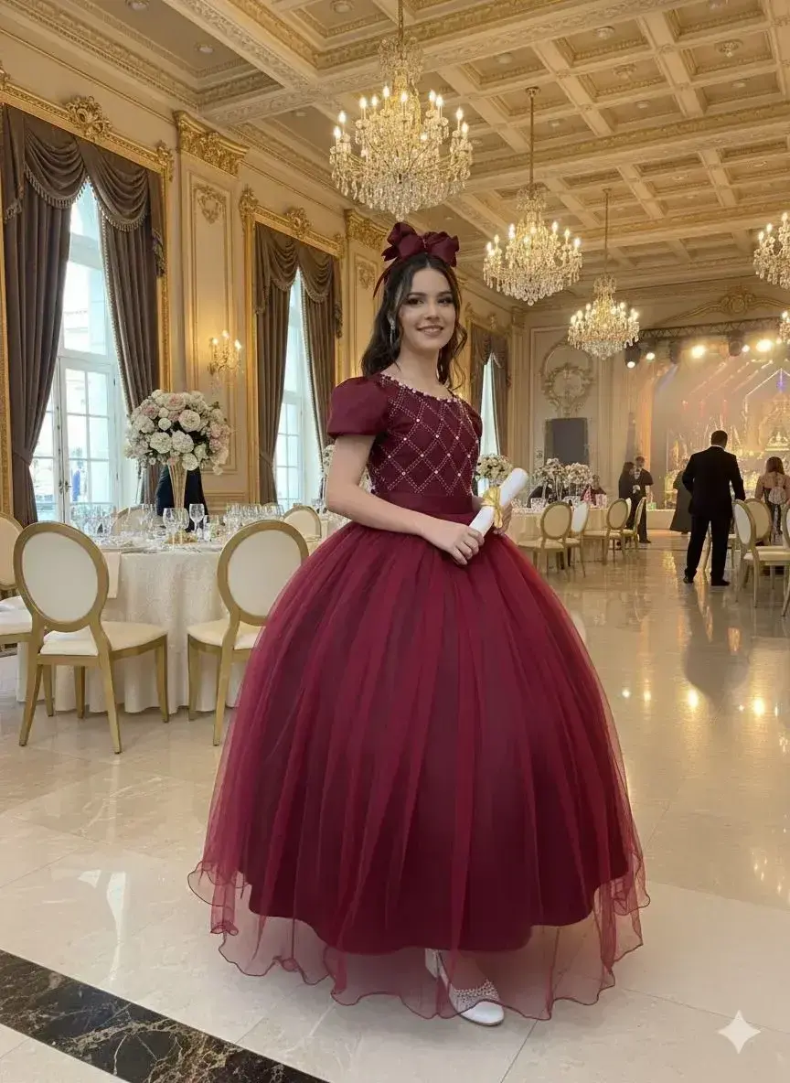 Vestido longo marsala, foto 2